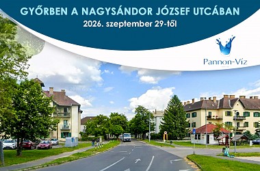 Forgalmirend-változás Győrben a Nagysándor József utcában
